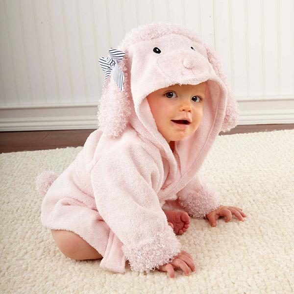 Cartoon Animal Hooded Baby Bath Towel