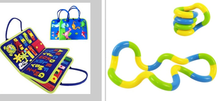 Busy Book Learning Board – Sensory Play, Early Skills & Montessori‑Inspired Learning